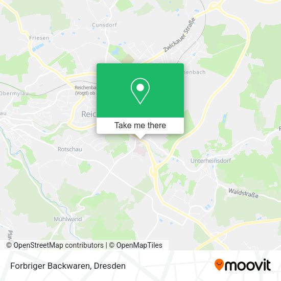 Карта Forbriger Backwaren