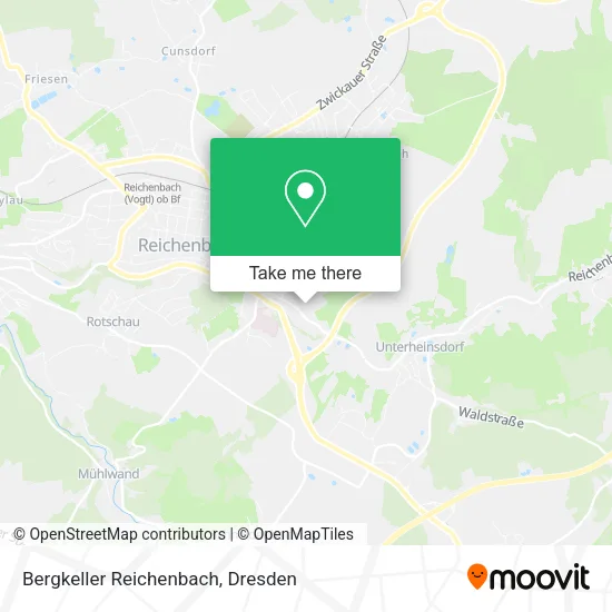 Карта Bergkeller Reichenbach