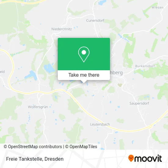 Карта Freie Tankstelle