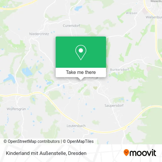 Карта Kinderland mit Außenstelle