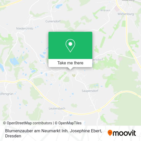 Карта Blumenzauber am Neumarkt Inh. Josephine Ebert