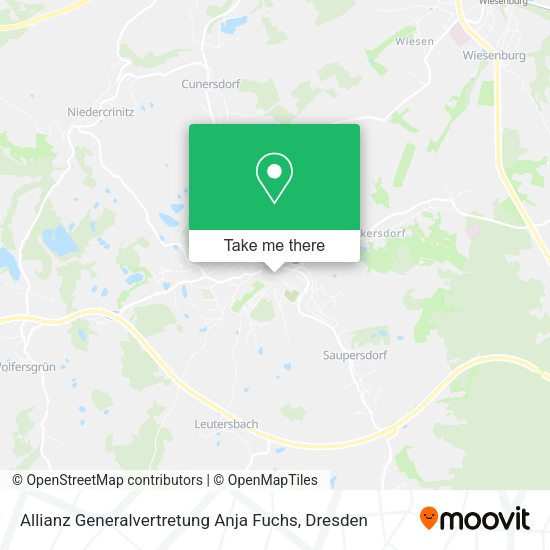 Карта Allianz Generalvertretung Anja Fuchs