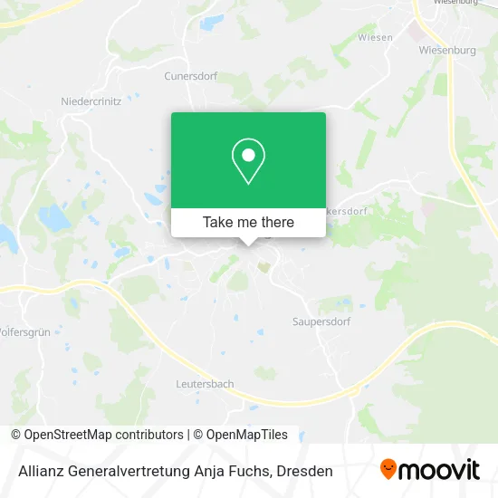 Карта Allianz Generalvertretung Anja Fuchs