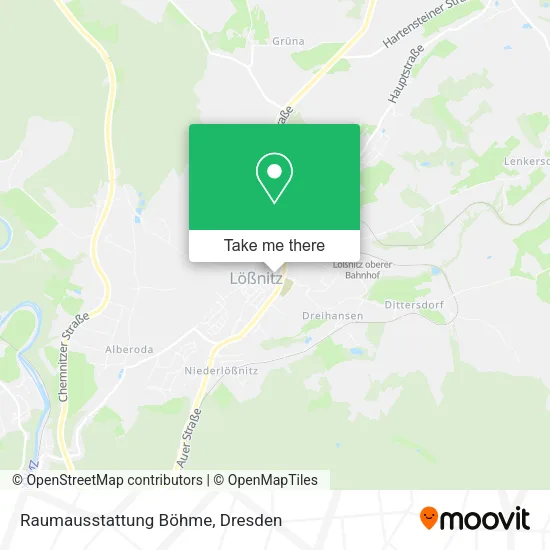 Карта Raumausstattung Böhme