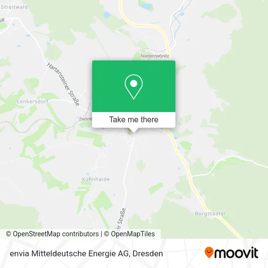 Карта envia Mitteldeutsche Energie AG