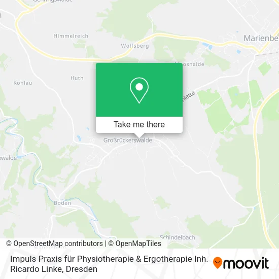 Карта Impuls Praxis für Physiotherapie & Ergotherapie Inh. Ricardo Linke