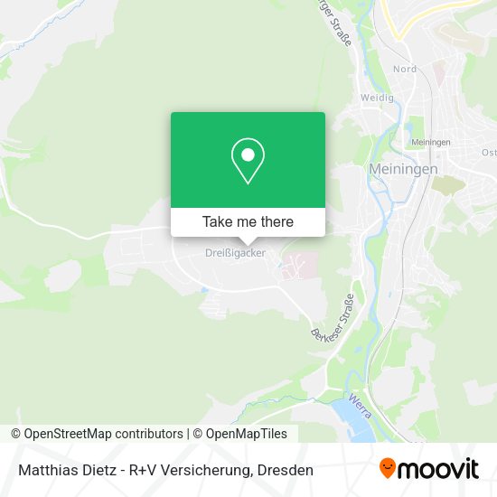 Карта Matthias Dietz - R+V Versicherung