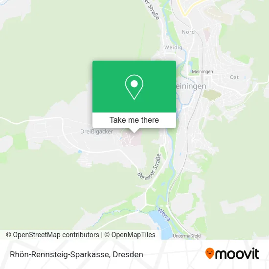 Карта Rhön-Rennsteig-Sparkasse