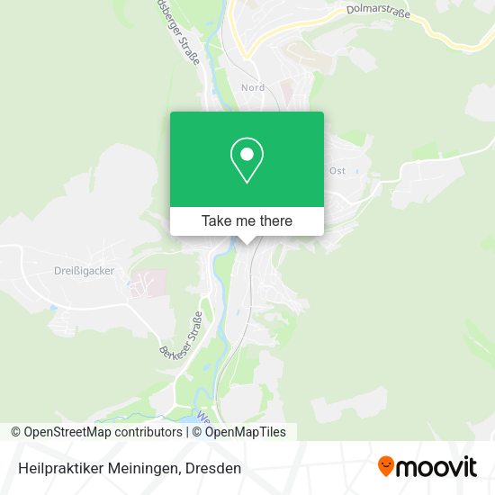 Карта Heilpraktiker Meiningen