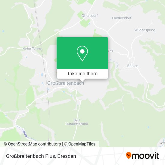 Карта Großbreitenbach Plus
