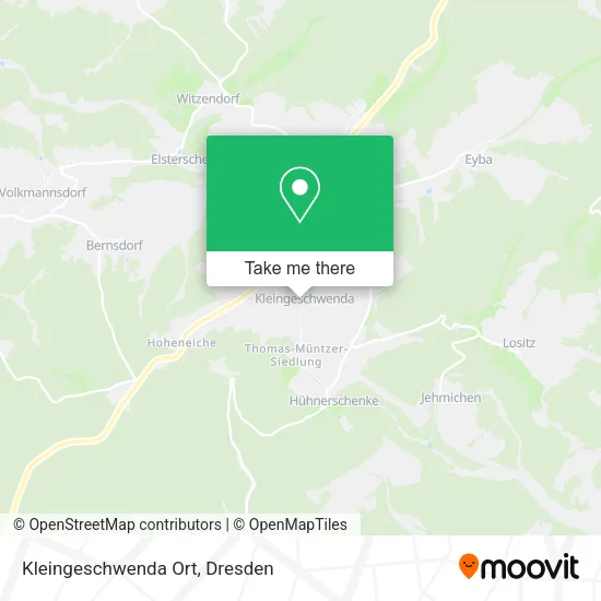 Карта Kleingeschwenda Ort