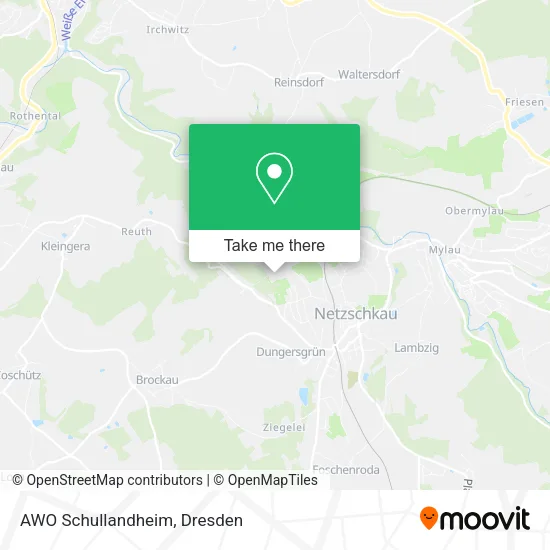 Карта AWO Schullandheim