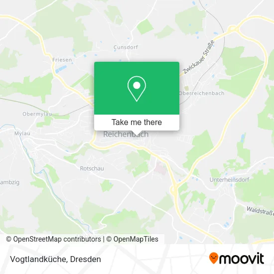 Карта Vogtlandküche