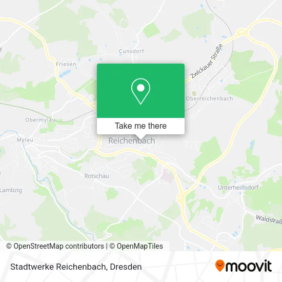 Карта Stadtwerke Reichenbach