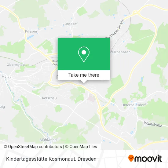 Карта Kindertagesstätte Kosmonaut