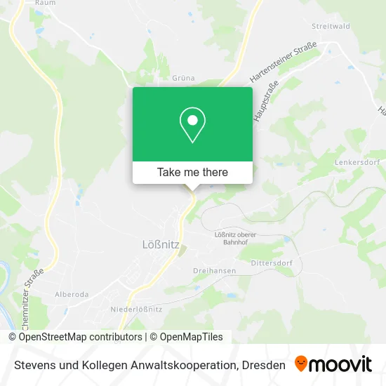 Карта Stevens und Kollegen Anwaltskooperation