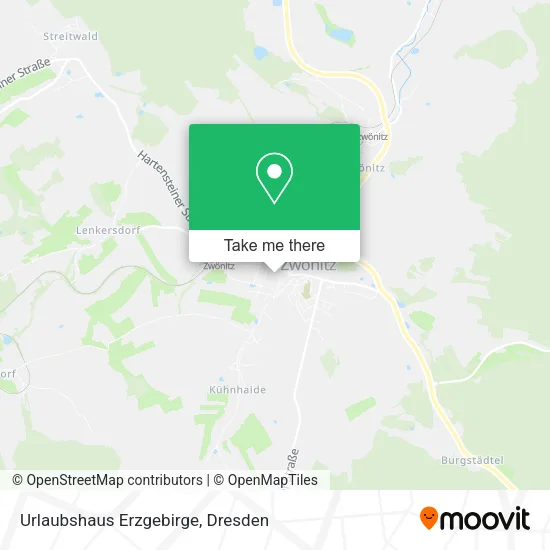 Карта Urlaubshaus Erzgebirge