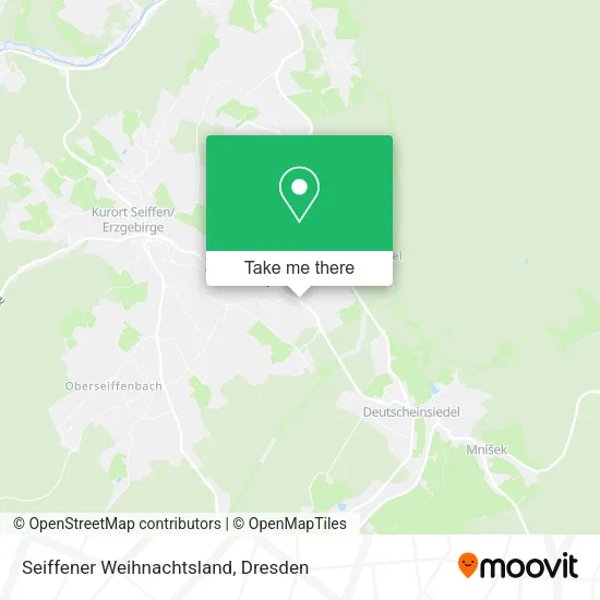 Seiffener Weihnachtsland map