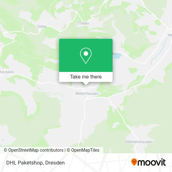 Карта DHL Paketshop
