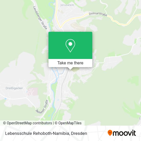 Карта Lebensschule Rehoboth-Namibia