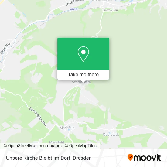 Карта Unsere Kirche Bleibt im Dorf
