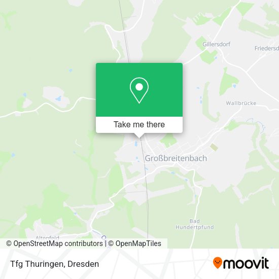 Карта Tfg Thuringen