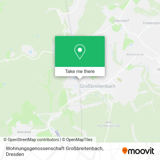 Карта Wohnungsgenossenschaft Großbreitenbach