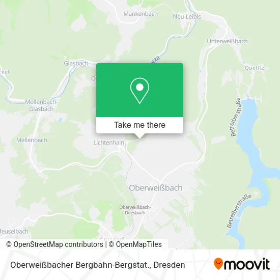 Карта Oberweißbacher Bergbahn-Bergstat.