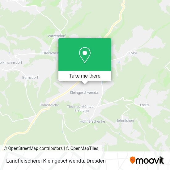 Карта Landfleischerei Kleingeschwenda