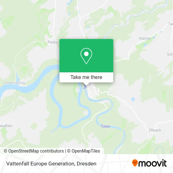 Карта Vattenfall Europe Generation