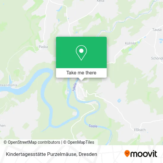 Карта Kindertagesstätte Purzelmäuse