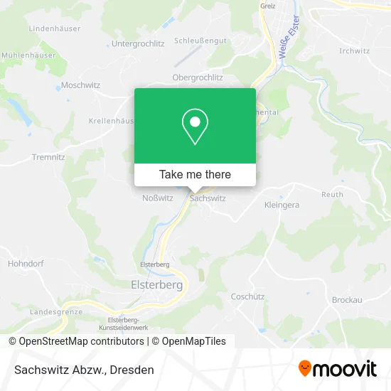 Карта Sachswitz Abzw.