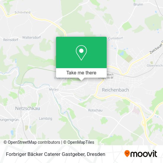 Карта Forbriger Bäcker Caterer Gastgeber