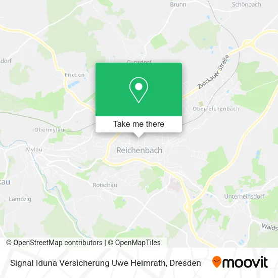 Карта Signal Iduna Versicherung Uwe Heimrath