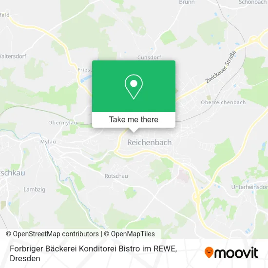 Карта Forbriger Bäckerei Konditorei Bistro im REWE