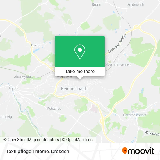 Карта Textilpflege Thieme