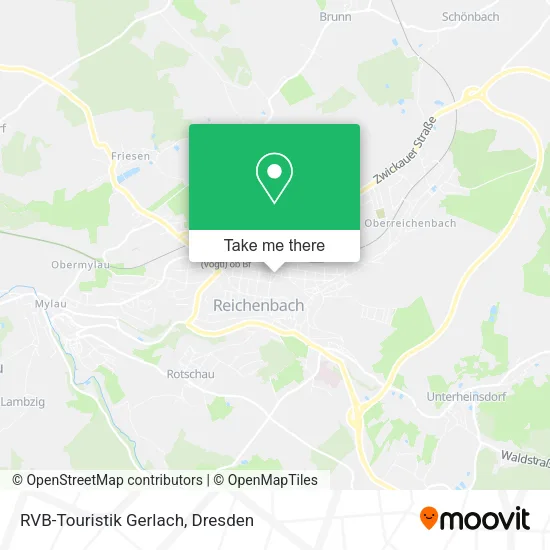 Карта RVB-Touristik Gerlach