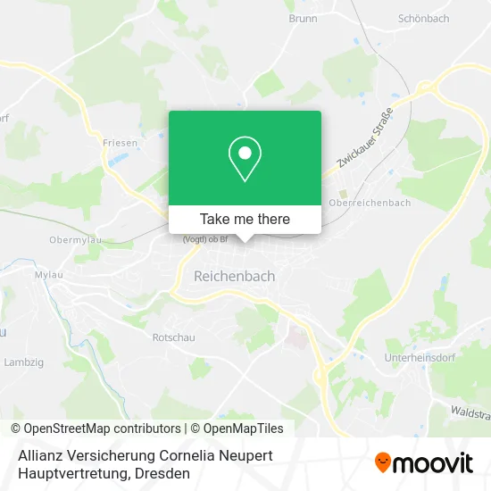 Карта Allianz Versicherung Cornelia Neupert Hauptvertretung