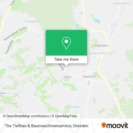 Карта Tbs Tiefbau & Baumaschinenservice