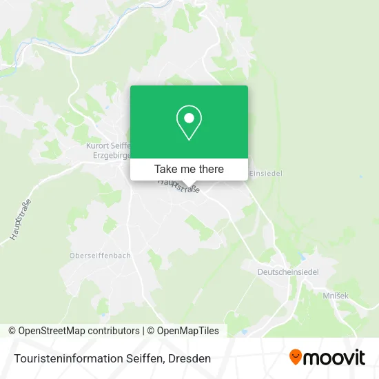 Карта Touristeninformation Seiffen