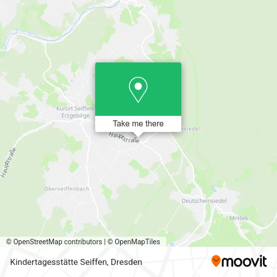 Карта Kindertagesstätte Seiffen