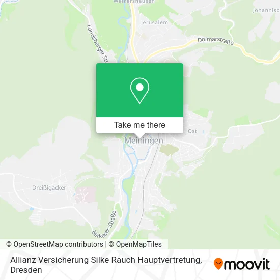 Карта Allianz Versicherung Silke Rauch Hauptvertretung