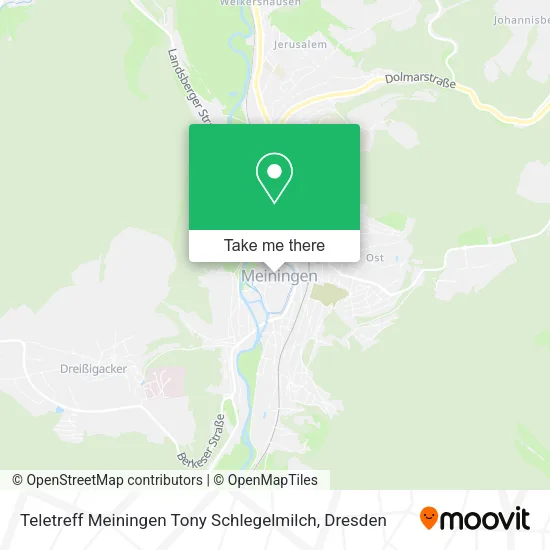Карта Teletreff Meiningen Tony Schlegelmilch