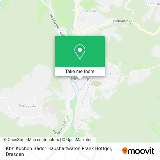 Карта Kbh Küchen Bäder Haushaltwaren Frank Böttger