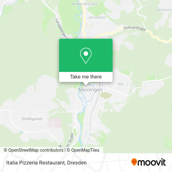 Ristorante Pizzeria Italia map