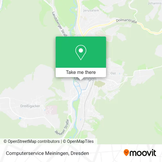 Карта Computerservice Meiningen