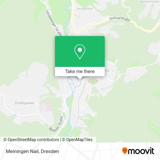 Карта Meiningen Nail