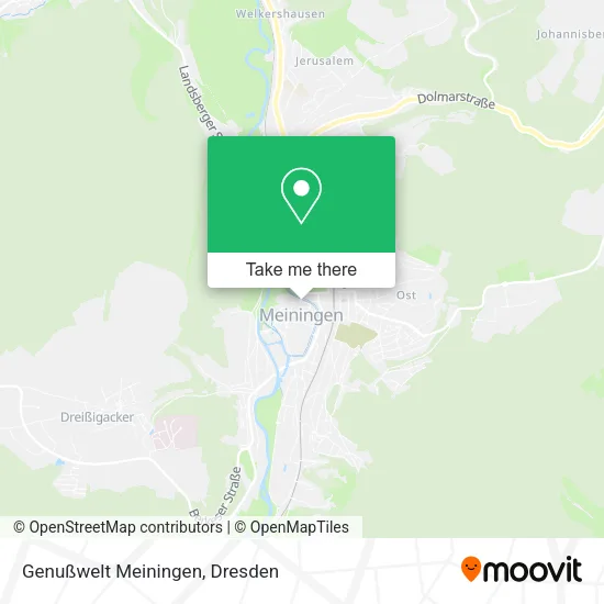 Карта Genußwelt Meiningen