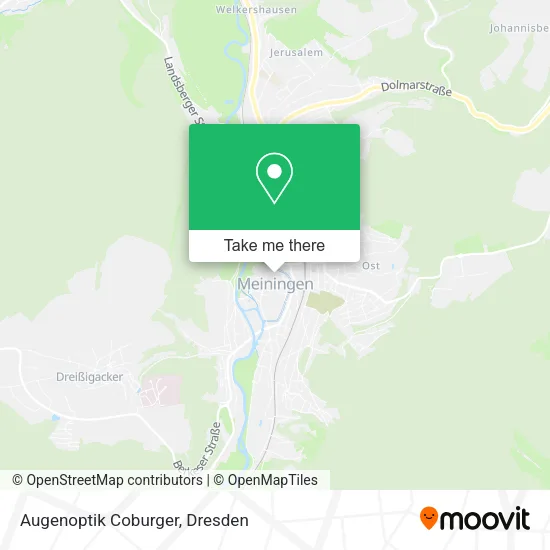 Карта Augenoptik Coburger