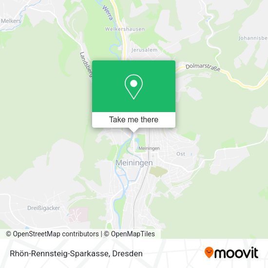 Карта Rhön-Rennsteig-Sparkasse